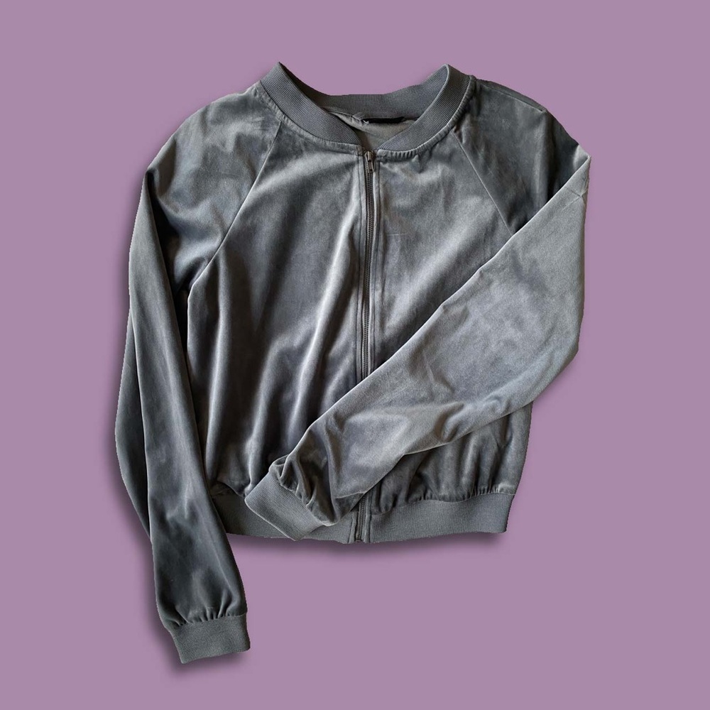 Velvet Bomber Jacket